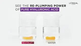 See the Re-Plumping Power of Pure Hyaluronic Acid Serum | L'Oreal Paris