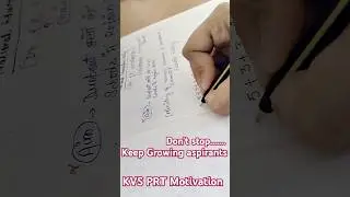 KVS PRT Motivational video #kvsprt2025 #kvs #motivation #teachingexams #newvacancy2025 #shorts #yt