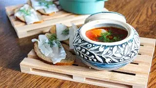 Authentic Ukrainian Red Borscht | Easy Step-by-Step Ukrainian Soup Recipe
