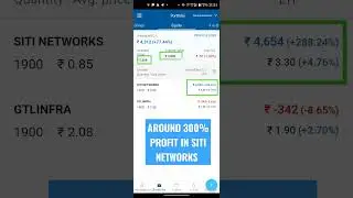 300% Profit in siti network share||share market||news||penny stock||#SHORTS#