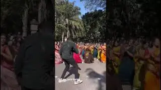 kaavaalaa song college girls public place dance #trending #college#trendingshorts