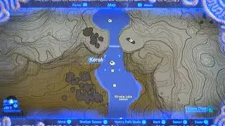 BotW#077a - Map of Hateno Treasure & Koroks - Necluda Sea, Tarm Point, Wintre Island, Kitano Bay