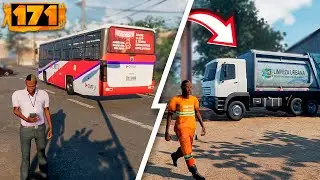 CONHECENDO OS NOVOS TRABALHOS DO 171, O GTA BRASILEIRO! (TRABALHEI DE LIXEIRO E +)