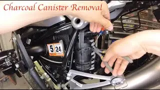 Charcoal Canister Removal on a 2014 BMW R9T