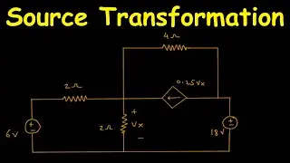 Source transformation with dependent source | Electrical Engineering