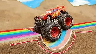 Monster Truck Challenge | Overcoming Obstacles with DIY Mini Construction Science Project