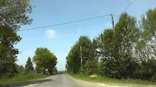 Driving On The D23 & D87 From Lanhellen To Kergrist-Mo&euml;lou, Cotes d'Armor, France 21st May 2012