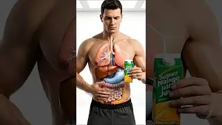 Mango Juice Isn&rsquo;t Healthy! ⚠️ | 3D Anatomy Short #3danatomy #asmr #mangojuice