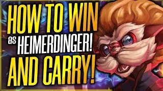 HOW TO WIN EVERY GAME WITH HEIMERDINGER IN SEASON 9! | BIG BRAIN BUILD? - League of Legends