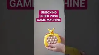 UNBOXING SPEED PUSH GAME MACHINE PIKACHU #pop #viral #satisfying #fidget #asmr #popit #relaxing #toy