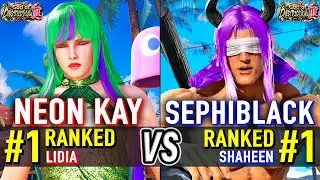 T8 🔥 NEON KAY FUJIWARA (#1 Ranked Lidia) vs SEPHIBLACK (#1 Ranked Shaheen) 🔥 T8 High Level Gameplay