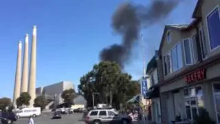 Fire at Morro Bay Power Plant