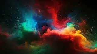 Watch this stunning colorful smoke and dust swirling in the air