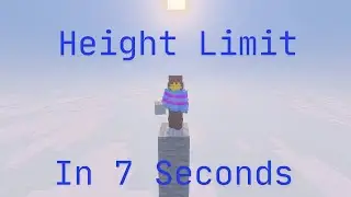 Minecraft Classic Height Limit Speedrun in 7 Seconds