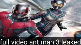 Ant man 3 Leaked video/ ant man plot leak, ant-man 3 and wasp quantumania