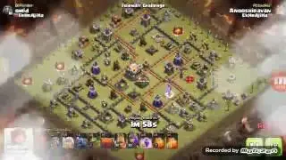 #clash of clans , new strategy for th9 vs th9/75