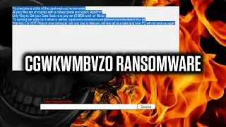 Jangan Lakukan Ini Jika File Kamu Terkunci Ransomware cgwkwmbvzo!