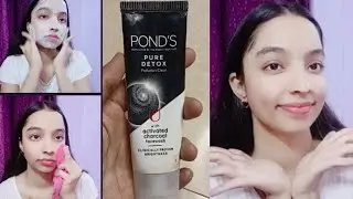 Ponds Pure Detox Face Wash Review | Ponds Charcoal Face Wash Review | Beauti Skills