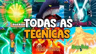 Todas as técnicas de todos os jogos de inazuma eleven (2008-2026)