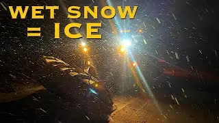 Wet Snow, Salt, and Flash Freeze | New Year&rsquo;s Day Plowing
