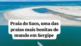 A PRAIA MAIS BONITA DE SERGIPE, PRAIA DO SACO, UM PARAÍSO NO NORDESTE, 2026