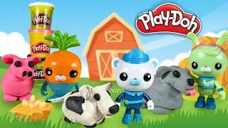 OCTONAUTS- Learn to make DIY Play Doh Farm Animals- Crafts for kids