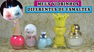 Minha Coleção de Vidrinhos de Esmaltes Diferentes