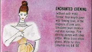 Enchanted Evening #983, and Tuxedo #787, Vintage Barbie (Repro) and Ken Fashions