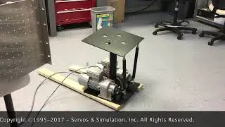 Two Axis (#2DOF) Motion Base Platform #motionbase