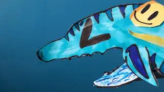 Drawing your dragon puppet face!! (Puppet base tutorial coming soon!)