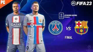 FIFA 23 - Paris SG vs Barcelona - Final - UEFA Champions League | Atsrown Gaming
