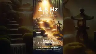 🎧 Theta Wave Binaural Beat (4.8 Hz) | Shamanic Trance