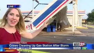 Marathon Gas station cleanup