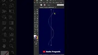 Abstract Line Art - Adobe illustrator #illustrator #shorts