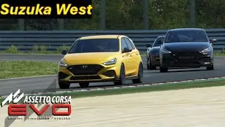Assetto Corsa EVO - Hyundai i30 N Hatchback @ Suzuka West