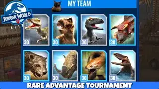 OFF META TEAM at the RARE ADVANTAGE TOURNAMENT | Jurassic World Alive 2.22