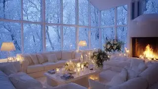 Soft Piano Drifting Slowly Through Winter Glow ❄️ A Quiet Atmosphere for Focus