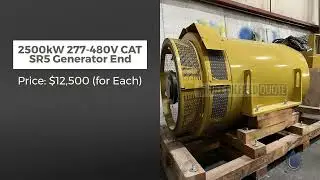 2500kW 277-480V CAT SR5 Generator End in Excellent Condition | Indiana