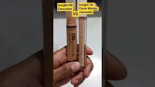 #Insight HD Concealer vs 2x Cover Master concealer🤩~Which is best #shorts #makeup #fashion #beauty