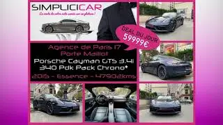 Porsche Cayman d'occasion GTS 3.4i 340 PDK Pack Chrono