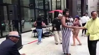 Chicago Steppin at Daley Center:  May 1, 2018 Scene I