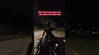 WHY YOU SHOULD WEAR TINTED VISOR AT NIGHT 🤫🏍 #kawasakininja400