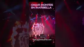 OMAR MONTES concierto en Marbella , Espa&ntilde;a #OmarMontes #Marbella #concierto #cantando