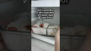 AVL GLASS LUNCH BOX#Microwavable #FreezerSafe#LeakProof#lunchbox #FoodContainer#fyp #foryou #shorts