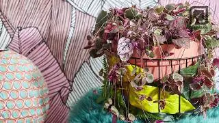 Planter in a frame Bloomtube Floral Inspiration How to make tutorial