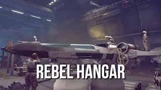 Star Wars Ambience - Rebel Hangar, Damaged - (hangar ambience, no music)
