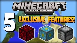 ✔ Minecraft PE - 5 Exclusive Features That Are ONLY in Pocket Edition