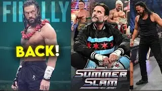 Roman Reigns COUNTDOWN BEGINS 🥳! HUGE Multi Person SummerSlam MATCH? | Hikuleo New Name | WWE News