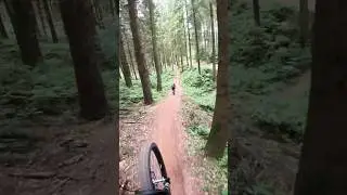 THAT step down ✔️&rsquo;Launchpad&rsquo; MTB Trail @ Forest of Dean #mtb #emtb