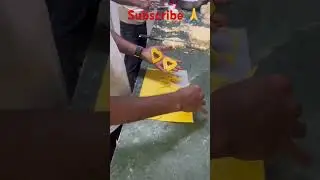 Yellow mango 🥭 compound heart ❤️ shape chocolate garnish design #viralvideo #cake #trandingshorts